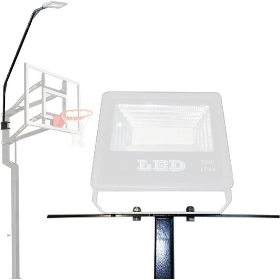 Skywin LED Lights for Basketball Hoop and Backboard - Illuminates Backboard, Rim, and Court and Fits Any In-Ground Hoops