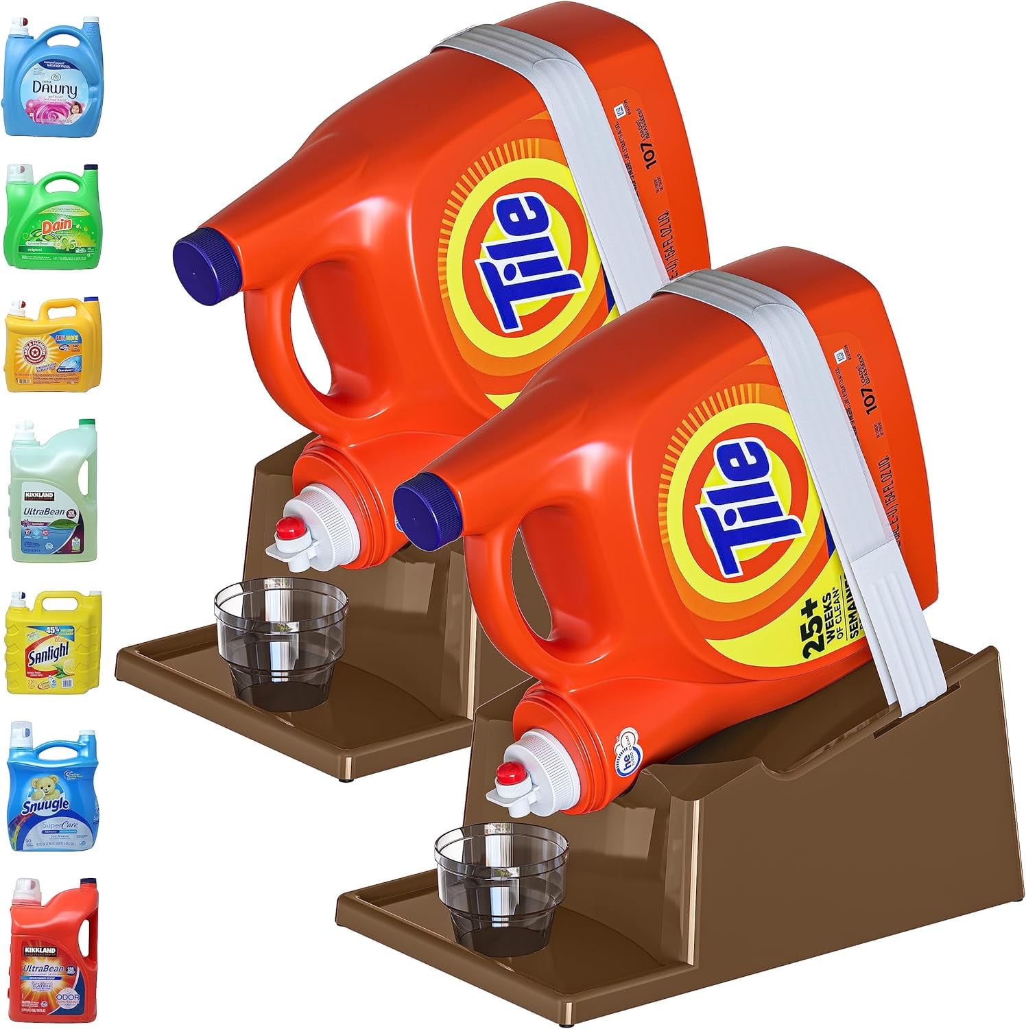 Skywin Laundry Detergent Holder Organizer and Drip Tray for Laundry