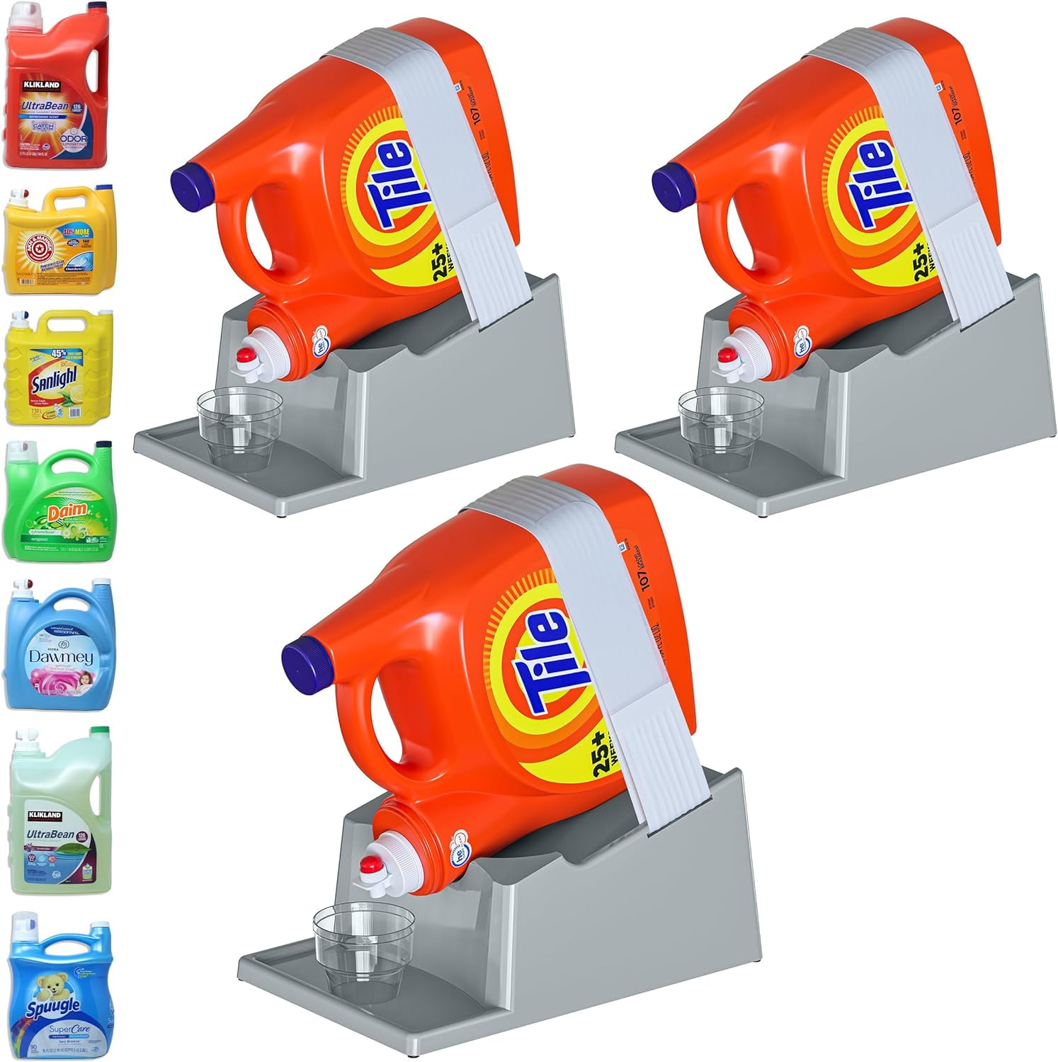 Skywin Laundry Detergent Holder Organizer and Drip Tray for Laundry