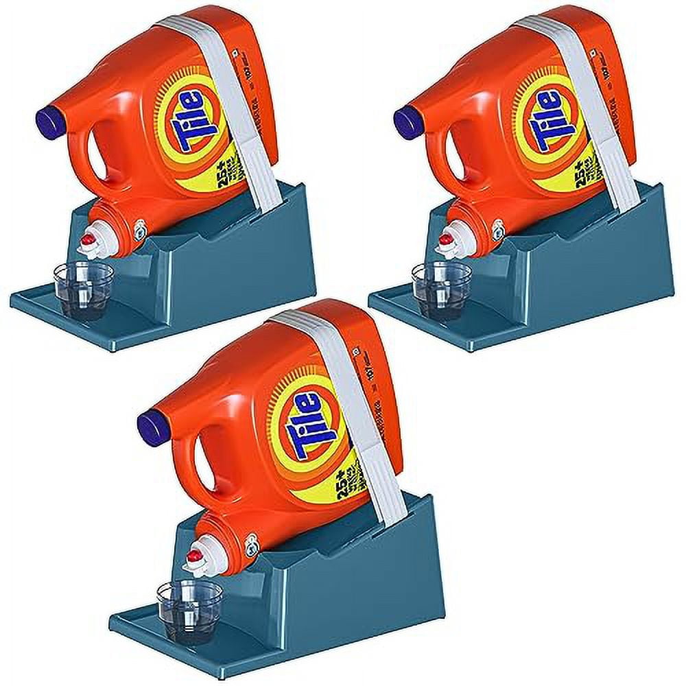 Skywin Laundry Detergent Holder for Laundry Room Organization 3 Pack Soap Cup Storage Tray for