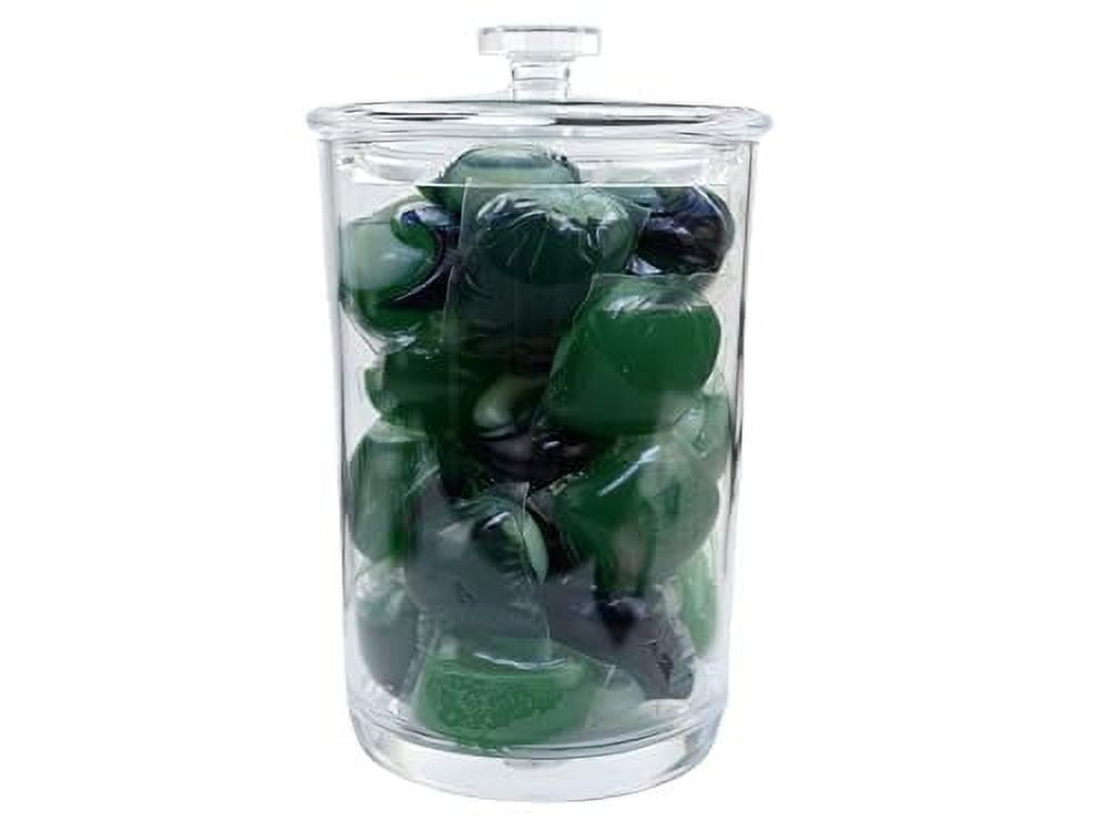Skywin Laundry Pod Container Jar with Lid (Clear) Tall Laundry Pod