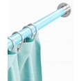 Skywin Shower Rod Cover - Sky Blue Protective Shower Rod Covers Plastic ...