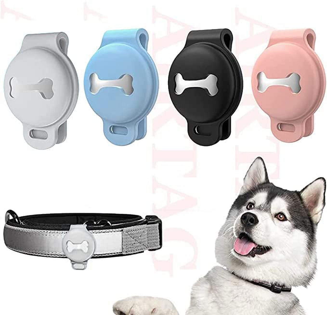 Skywin Silicone Airtag Case for Pet Collar Case for Air Tag Dog