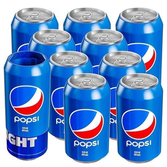 Skywin Silicone Can Cover - 10 Pack 12oz (355ml) Can Cover can Hides Can by Disguising it as a Can of Soda Silicone Can Sleeve (Dark Blue)