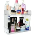 thumbnail image 1 of Skywin Stackable Plastic Storage Bins Open Front, 2-Tier Acrylic Pantry Organizer Bins With Linear Design For Toy Organizers and Storage Bins For Pantry, Kitchen, and Bathroom Essentials (Clear), 1 of 7
