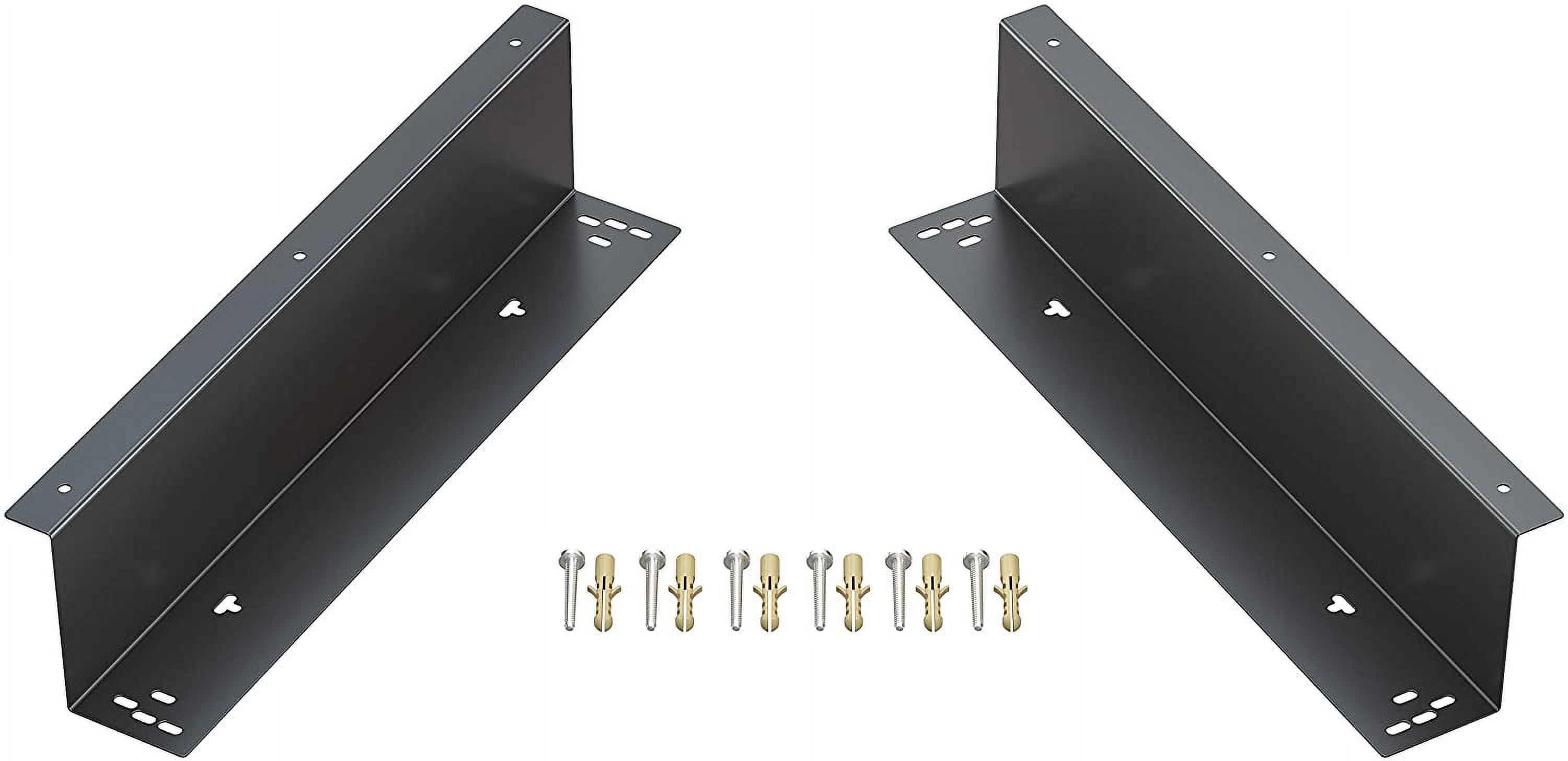 Skywin Under Counter Mounting Brackets - Heavy Duty Steel Mounting Brackets for Installation of 16" Cash Drawer - image 1 of 7