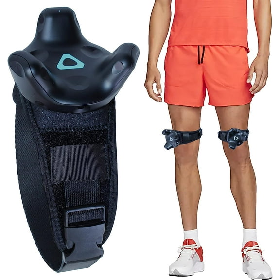 Skywin VR Tracker Straps for HTC Vive System Tracker Puck - Adjustable Straps for Leg Object and Full-Body Tracking in Virtual Reality (1 Pack)