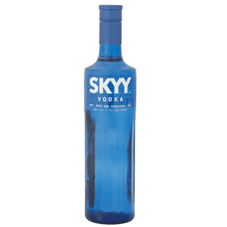 Skyy Vodka,Net Weight 750 ml,Alcohol per Volume 40 %, 80 % Proof, 1 Count, Glass Bottle,Vodka Flavor