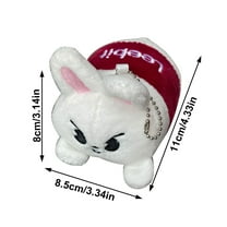 Skzoo Plush Doll Cute Plush Toy Soft Stuffed Animals Toys for Kids Children Gift 7.8 Inch, White Rabbit