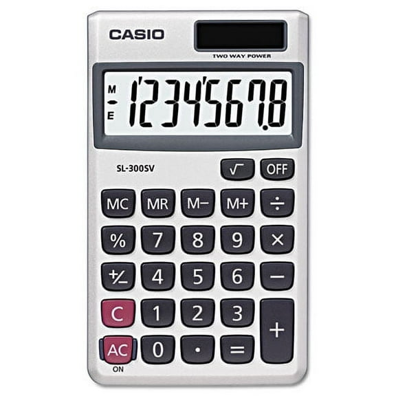 Sl-300sv Handheld Calculator, 8-Digit Lcd | Bundle of 10 Each