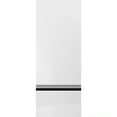 thumbnail image 1 of Slab Barn Door Panel 18 x 80 inches | Planum 0012 White Silk with Frosted Glass | Sturdy Finished Interior Doors | Pocket Closet Sliding, 1 of 6