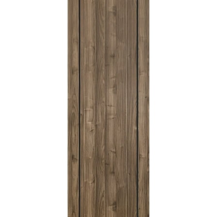 Slab Barn Door Panel 18 x 80 inches | Planum 0016 White Silk with Frosted Glass | Sturdy Finished Interior Doors | Pocket Closet Sliding