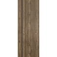 thumbnail image 1 of Slab Barn Door Panel 18 x 84 inches | Planum 0016 Walnut with Frosted Glass | Sturdy Finished Interior Doors | Pocket Closet Sliding, 1 of 6