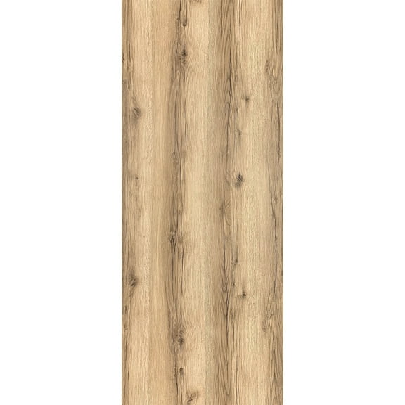 Slab Barn Door Panel 24 x 84 inches | Planum 0010 Oak | Sturdy Finished Interior Doors | Pocket Closet Sliding