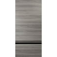 thumbnail image 1 of Slab Barn Door Panel 28 x 84 inches | Planum 0012 Grey Matte with Frosted Glass | Sturdy Finished Interior Doors | Pocket Closet Sliding, 1 of 6