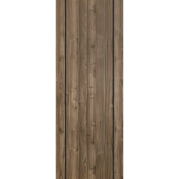 Slab Barn Door Panel 28 x 84 inches | Planum 0016 White Silk with Frosted Glass | Sturdy Finished Interior Doors | Pocket Closet Sliding