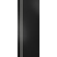 thumbnail image 1 of Slab Barn Door Panel 28 x 96 inches | Planum 0310 Matte Black with Frosted Glass | Sturdy Finished Interior Doors | Pocket Closet Sliding, 1 of 6