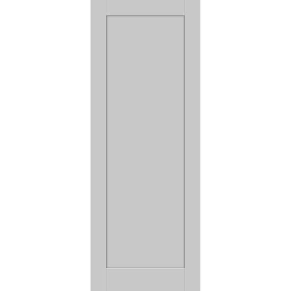 Slab Barn Door Panel 32 x 84 inches | Quadro 4111 Matte Grey | Sturdy Finished Interior Doors | Pocket Closet Sliding