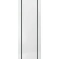thumbnail image 1 of Slab Barn Door Panel 32 x 96 inches | Planum 0016 White Silk with Frosted Glass | Sturdy Finished Interior Doors | Pocket Closet Sliding, 1 of 6