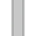 thumbnail image 1 of Slab Barn Door Panel 36 x 80 inches | Planum 0016 Grey Matte with Frosted Glass | Sturdy Finished Interior Doors | Pocket Closet Sliding, 1 of 5