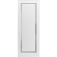 thumbnail image 1 of Slab Barn Door Panel 36 x 80 inches | Planum 0888 Painted White with Frosted Glass | Sturdy Finished Interior Doors | Pocket Closet Sliding, 1 of 5