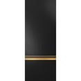 thumbnail image 1 of Slab Barn Door Panel 36 x 80 inches | Planum 2010 Matte Black with Frosted Glass | Sturdy Finished Interior Doors | Pocket Closet Sliding, 1 of 6