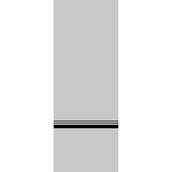Slab Barn Door Panel 36 x 84 inches | Planum 0012 Grey Matte with Frosted Glass | Sturdy Finished Interior Doors | Pocket Closet Sliding