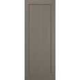 thumbnail image 1 of Slab Barn Door Panel 36 x 96 | Quadro 4111 Grey Ash | Sturdy Finished Wooden Modern Doors | Pocket Closet Sliding, 1 of 6