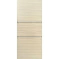 thumbnail image 1 of Slab Barn Door Panel 36 x 96 inches | Planum 0014 Natural Veneer with Frosted Glass | Sturdy Finished Interior Doors | Pocket Closet Sliding, 1 of 6