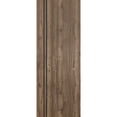 thumbnail image 1 of Slab Barn Door Panel 36 x 96 inches | Planum 0016 Walnut with Frosted Glass | Sturdy Finished Interior Doors | Pocket Closet Sliding, 1 of 6