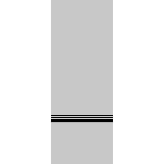Slab Barn Door Panel 42 x 80 inches | Planum 0012 Grey Matte with Frosted Glass | Sturdy Finished Interior Doors | Pocket Closet Sliding