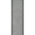 thumbnail image 1 of Slab Barn Door Panel 42 x 80 inches | Planum 0016 Concrete with Frosted Glass | Sturdy Finished Interior Doors | Pocket Closet Sliding, 1 of 6