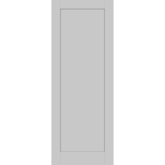Slab Barn Door Panel 42 x 84 inches | Quadro 4111 Matte Grey | Sturdy Finished Interior Doors | Pocket Closet Sliding