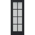thumbnail image 1 of Slab Barn Door Panel Frosted Glass | Veregio 7412 Antracite | Sturdy Finished Doors | Pocket Closet Sliding-28" x 80", 1 of 5