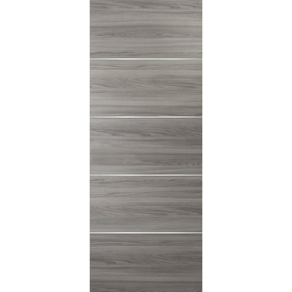 Slab Barn Door Panel | Planum 0020 Ginger Ash | Sturdy Finished Flush Modern Doors | Pocket Closet Sliding-36" x 84"
