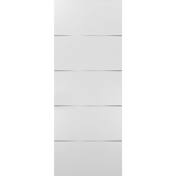 Slab Barn Door Panel | Planum 0020 White Silk | Sturdy Finished Flush Modern Doors | Pocket Closet Sliding-42" x 84"