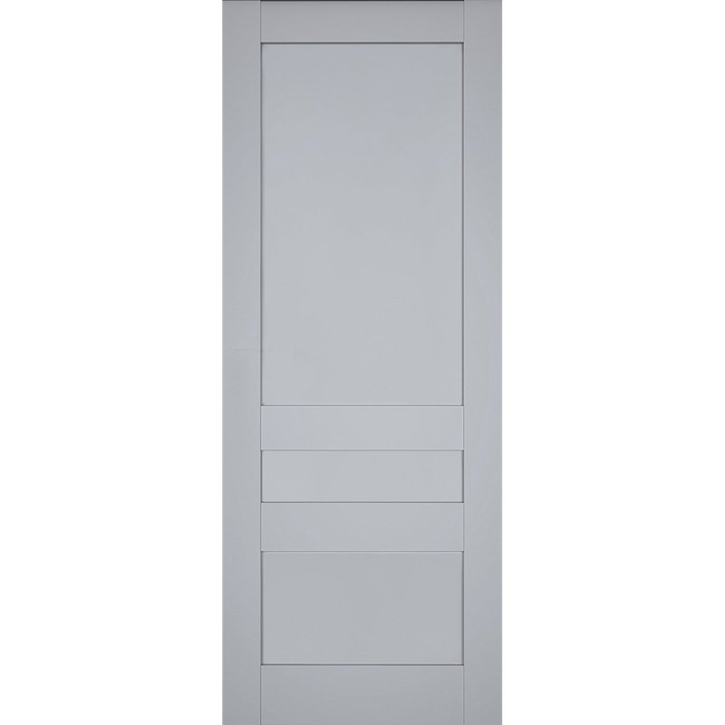 Slab Barn Door Panel | Veregio 7411 Matte Grey | Sturdy Finished Doors | Pocket Closet Sliding-36" x 84"