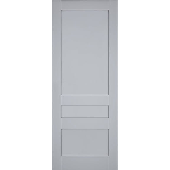 Slab Barn Door Panel | Veregio 7411 Matte Grey | Sturdy Finished Doors | Pocket Closet Sliding-42" x 96"