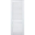 thumbnail image 1 of Slab Barn Door Panel | Veregio 7411 White Silk | Sturdy Finished Doors | Pocket Closet Sliding-32" x 96", 1 of 5