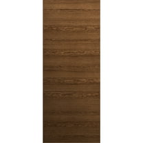Slab Door Panel 18 x 80 inches | Ego 5000 Cognac Oak | Wood Veneer Doors | Pocket Closet Sliding Barn