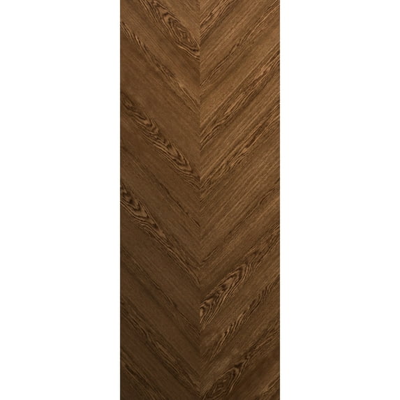 Slab Door Panel 28 x 96 inches | Ego 5005 Cognac Oak | Wood Veneer Doors | Pocket Closet Sliding Barn