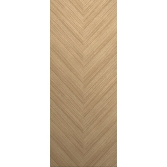 Slab Door Panel 32 x 84 inches | Ego 5005 Natural Oak | Wood Veneer Doors | Pocket Closet Sliding Barn