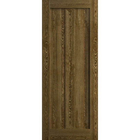 Slab Door Panel 32 x 84 inches | Ego 5006 Marble Oak | Wood Veneer Doors | Pocket Closet Sliding Barn