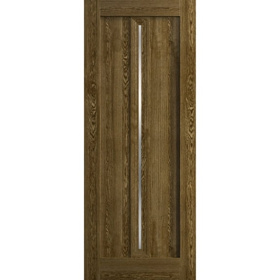 Slab Door Panel 32 x 84 inches | Ego 5014 Marble Oak | Wood Veneer Doors | Pocket Closet Sliding Barn