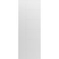 thumbnail image 1 of Slab Door Panel 32 x 84 inches / Mela 0716 Painted White / Modern Finished Doors / Pocket Closet Sliding Barn, 1 of 2