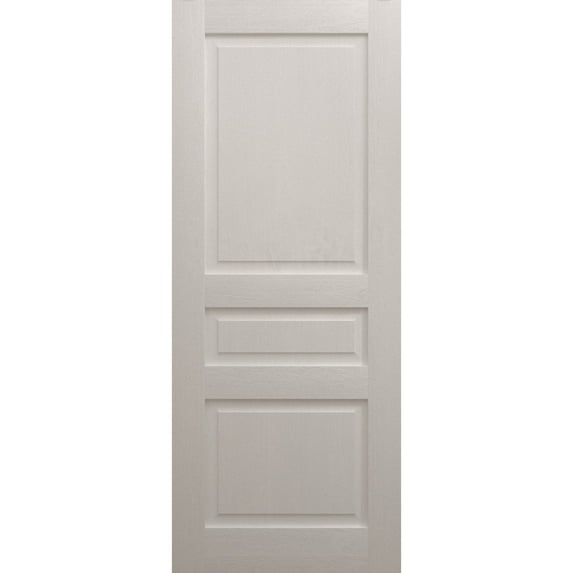 Slab Door Panel 36 x 96 inches | Ego 5012 Painted White Oak | Wood Veneer Doors | Pocket Closet Sliding Barn