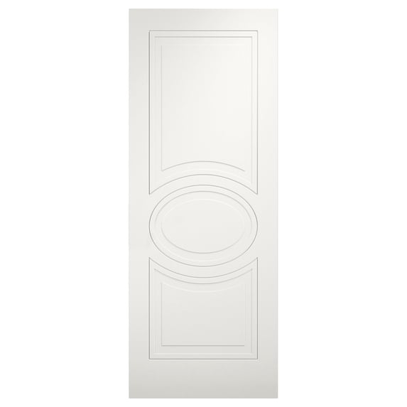 Slab Door Panel 42 x 96 inches / Mela 7001 Matte White / Modern Finished Doors / Pocket Closet Sliding Barn