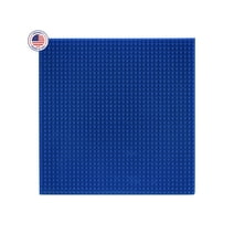 Slab Dream Lab 12"X12" Slab Lite Baseplate for All Major Building Bricks and Blocks (Blue)