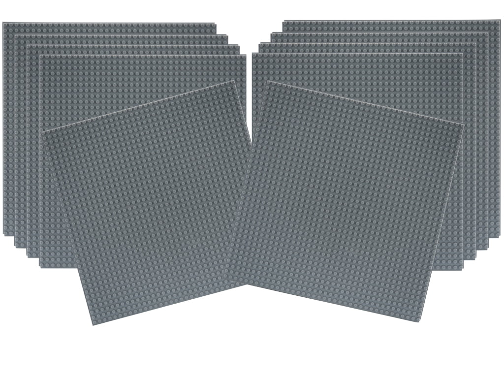 (2 pack) LEGO Classic Gray Baseplate Square 48x48 Stud Foundation to Build,  Play, and Display Brick Creations, Great for City Streets, Castle, and