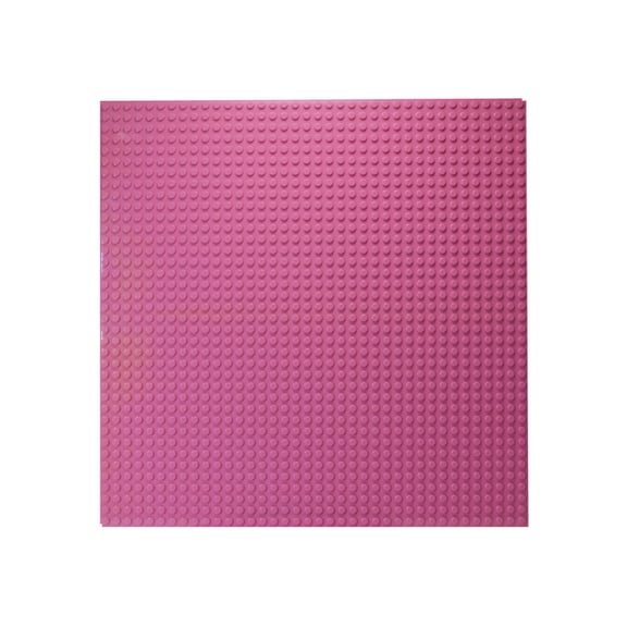 Slab Dream Lab 12"X12" Slab Lite Baseplate for All Major Building Bricks and Blocks (Pink)